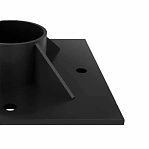 Оголовок для сваи Брок-Инвест-Сервис, диаметр 57 мм, 200х200 мм, с ребрами жесткости, металл