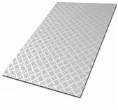 Лист алюминиевый АМг2НР, 1.5х1200х1500 мм, холоднокатаный, рифленый