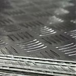 Лист алюминиевый АМг2НР, 1.5х1200х1500 мм, холоднокатаный, рифленый