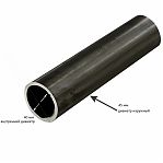 Труба стальная ВГП Ду 40 мм, черная, Дн 45 мм, толщина стенки 2.8 мм, от 1 метра