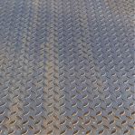 Лист стальной 3х1250х2500 мм, горячекатаный, металлический прокат, рифленый