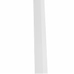 Профиль для москитной сетки, поперечный, алюминиевый, белый, длина 3 м