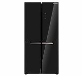 Холодильник трехкамерный Willmark MDC-711IGB Dual Inverter, объем 519 л, цвет черный, сенсорное управление, Total NoFrost