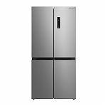 Холодильник трехкамерный  Willmark MDC-711IX Dual Inverter, объем 519 л, цвет серый металлик Inox, сенсорное управление, Total NoFrost