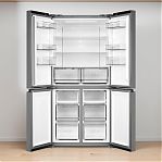 Холодильник трехкамерный Willmark MDC-770IX Dual Inverter, 570 л, цвет Inox, сенсорное управление, Total NoFrost