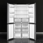 Холодильник трехкамерный Willmark MDC-770IX Dual Inverter, 570 л, цвет Inox, сенсорное управление, Total NoFrost