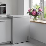 Морозильный ларь Willmark CF-190IDG, объем 150 л, цвет серый, ручная разморозка