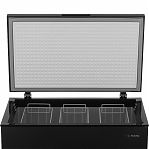 Морозильный ларь WILLMARK CF-250BS BlackStone объем 225 л, цвет черный камень, ручная разморозка 