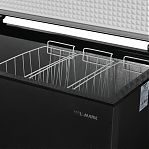 Морозильный ларь Willmark CF-380BS BlackStone, объем 365 л, цвет черный камень, ручная разморозка