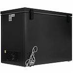 Морозильный ларь Willmark CF-380BS BlackStone, объем 365 л, цвет черный камень, ручная разморозка