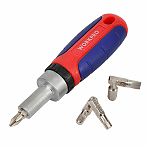 Отвертка с трещоткой Workpro WP200517, эргономичная рукоятка, 38 предметов