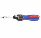 Отвертка Workpro WP221069, эргономичная рукоятка, прочный сердечник, 6 в 1