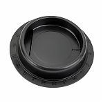 Пробка Masterprof для ванн и раковин, диаметр сливного отверстия 43 мм, с цепочкой 450 мм, черная