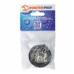 Пробка Masterprof для ванн и раковин, диаметр сливного отверстия 43 мм, с цепочкой 450 мм, черная