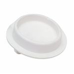 Пробка Masterprof для ванн и раковин, диаметр сливного отверстия 43 мм, с цепочкой 450 мм, белая