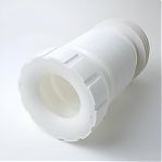 Гофра Alcaplast A97 для выпуска унитаза, 280-550 мм, удлинительная, диаметр 110 мм, белая