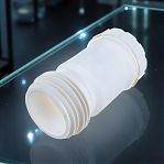 Гофра Alcaplast A97 для выпуска унитаза, 280-550 мм, удлинительная, диаметр 110 мм, белая