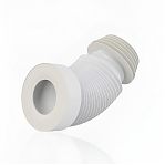 Гофра Alcaplast A97 для выпуска унитаза, 280-550 мм, удлинительная, диаметр 110 мм, белая