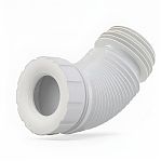 Гофра Alcaplast A97 для выпуска унитаза, 280-550 мм, удлинительная, диаметр 110 мм, белая