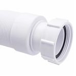 Труба гофрированная McAlpine MRMF2 гибкая, раздвижная, вход 1 1/2", выход 40/50 мм, длина 1 м, белая