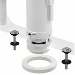 Комплект арматуры Alcaplast SA2000 для унитаза, боковой подвод, 1/2", пластик