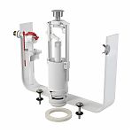 Комплект арматуры Alcaplast SA2000К, для унитаза, боковой подвод 1/2", пластик, латунь