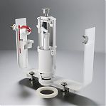 Комплект арматуры Alcaplast SA2000К, для унитаза, боковой подвод 1/2", пластик, латунь