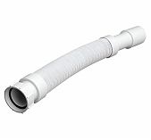 Труба гофрированная McAlpine MRMF 115S гибкая, раздвижная, вход 1 1/4", выход 40/50 мм, длина 1500 мм, белая