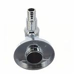 Сифон бутылочный Alca Plast APS1 для стиральной машины или посудомоечной машины, хром