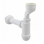 Сифон бутылочный Alcaplast A-45A для писсуара, 40-1 1/4", с манжетой, белый