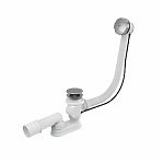 Сифон трубный Alcaplast A55K60 для ванны 50-1 1/2", с переливом, хром