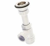 Сифон бутылочный MCAlpine MRW2L для раковины, 32-1 1/4", белый