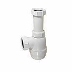 Сифон бутылочный MCAlpine MRSK2-NW для раковины 40-1 1/2", без горловины, белый