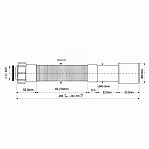 Гибкая труба MRMF 6-04511/2х40/50 250-450 мм