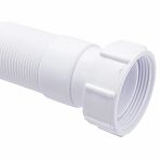 Труба гофрированная McAlpine MRMF 6 гибкая, раздвижная, вход 1 1/2", выход 40/50 мм, длина 1 м, белая