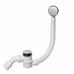 Сифон бутылочный MCAlpine MRB11 для ванны 50-1 1/2", с переливом, хром