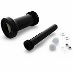 Переход для инсталляции Mcalpine FP45R-KIT3 с фановой трубой 90 мм, черный