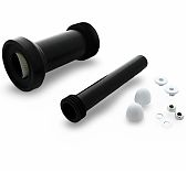 Переход для инсталляции Mcalpine FP45R-KIT3 с фановой трубой 90 мм, черный