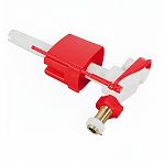 Клапан для бачка унитаза Alcaplast A16  горизонтальный подвод 3/8" металлическая резьба