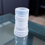 Гофра McAlpine WC-23R для выпуска унитаза, 230-440 мм, диаметр 110 мм, белая