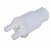 Аэратор-переход AlcaPlast AKS6 для канализации, 40/50-1/2″, два штуцера диаметр 14 мм, белый