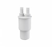 AKS6 Переходная муфта для канализации 40х50 по шланг Alca Plast