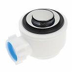 Сифон Ани для душевого поддона E410CL 1 1/2", хром клик-клак