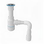 Сифон бутылочный Nova Plumbing Solution 1051 для раковины, 50-1 1/2", хром