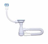 Сифон бутылочный Nova 1047 для мойки, 50-1 1/2", с переливом 3 1/2", хром