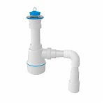 Сифон бутылочный Nova 1060 для мойки, выпуск 70 мм, 50-1 1/2", белый