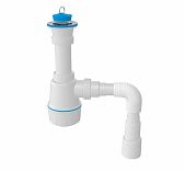 Сифон бутылочный Nova 1060 для мойки, выпуск 70 мм, 50-1 1/2", белый