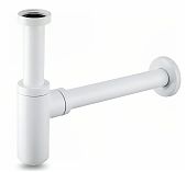 Сифон бутылочный Frap F82-6 для раковины 32-1 1/4", горизонтальный выход, белый