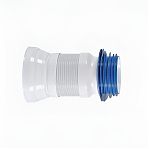 Гибкая труба для унитаза Nova 7013, 350 мм, диаметр 110 мм, полипропиленовая, белая