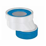 Манжета эксцентриковая Nova 7152 для унитаза, диаметр 110 мм, длина смещения по оси 40 мм, белый